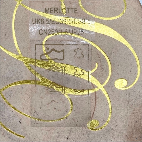 Ted Baker London Merlotte Platform Wedge Rose Gold Sandals Size 8.5 - Picture 9 of 12